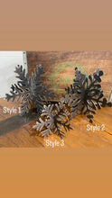 Load image into Gallery viewer, 3D Free Standing Metal Snowflake