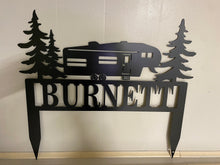 Load image into Gallery viewer, Custom camping sign
