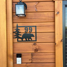 Load image into Gallery viewer, Bear address sign