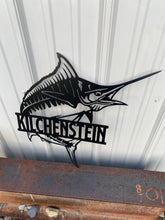 Load image into Gallery viewer, Metal Marlin Wall Art