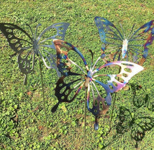 Load image into Gallery viewer, Butterfly garden stake