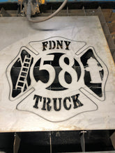 Load image into Gallery viewer, Custom Fire Dept. Sign