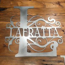 Load image into Gallery viewer, Split letter decorative monogram