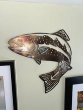 Load image into Gallery viewer, Metal Trout Wall Art