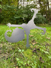 Load image into Gallery viewer, Elf Yard Stakes, metal art