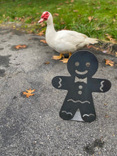 Load image into Gallery viewer, Gingerbread people, Metal art, home decor