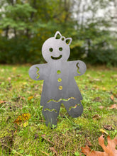Load image into Gallery viewer, Gingerbread yard stakes