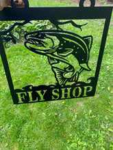 Load image into Gallery viewer, Trout house number sign
