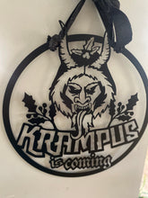 Load image into Gallery viewer, Krampus is coming wreath
