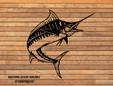 Load image into Gallery viewer, Marlin Metal Art | Monogram | Swordfish | Address Sign
