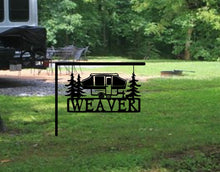 Load image into Gallery viewer, Custom camping sign

