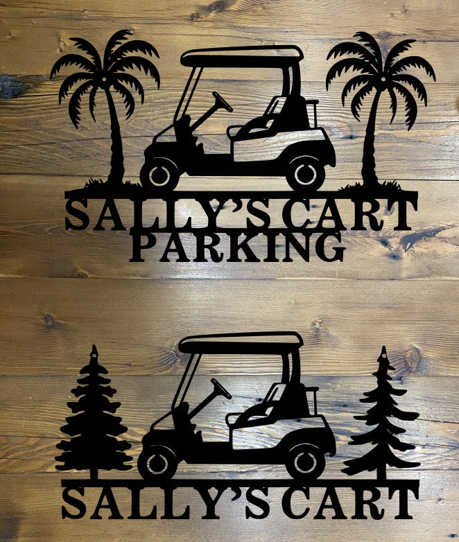 Golf Cart Sign
