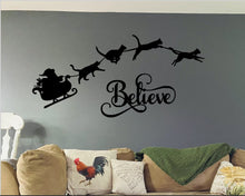 Load image into Gallery viewer, Cat Sleight Metal Art
