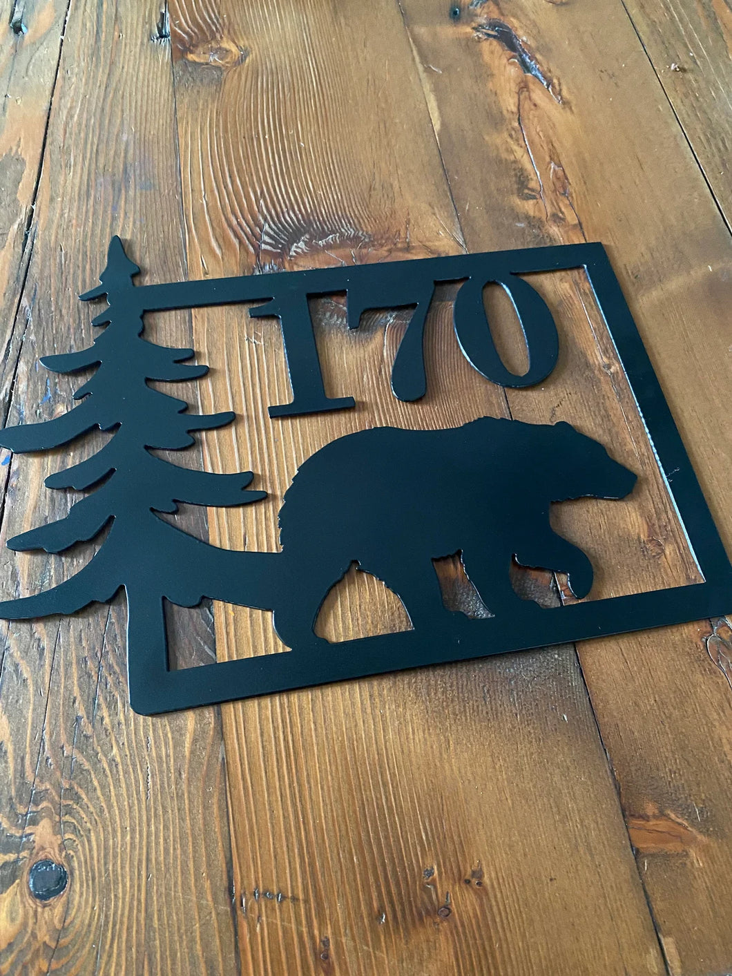 Bear address sign