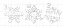 Load image into Gallery viewer, Metal Snowflake Yard Stake
