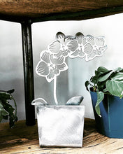 Load image into Gallery viewer, Orchid Flower, metal art
