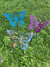 Load image into Gallery viewer, Butterfly garden stake
