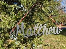 Load image into Gallery viewer, Custom Name Ornaments
