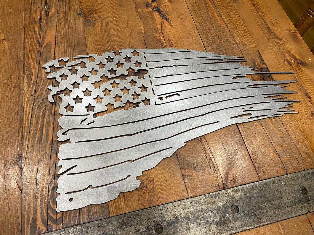 Tattered American Flag