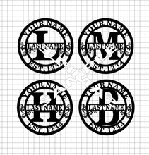 Load image into Gallery viewer, Custom monogram sign
