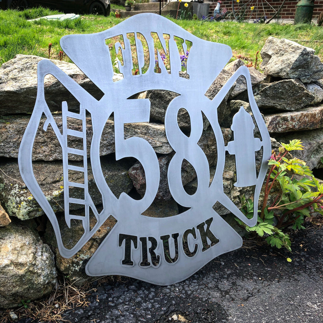 Custom Fire Dept. Sign
