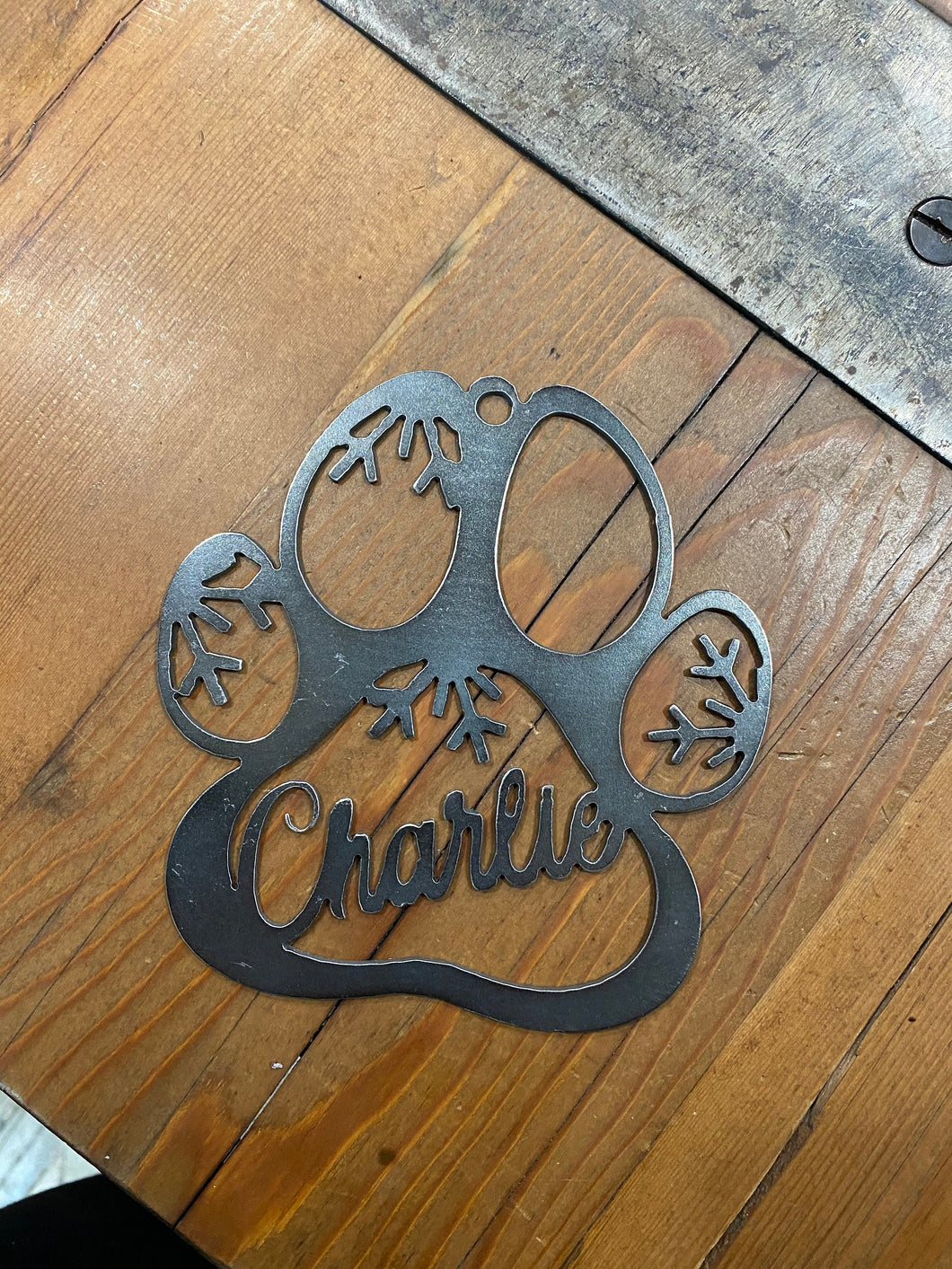 Paw Print Ornament