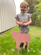 Load image into Gallery viewer, Pig Garden Stake
