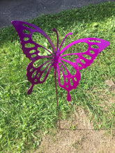 Load image into Gallery viewer, Butterfly garden stake
