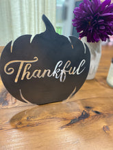 Load image into Gallery viewer, Fall Table Top Pumpkin, Metal Pumpkin, thanksgiving décor
