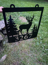 Load image into Gallery viewer, Buck House Number Sign

