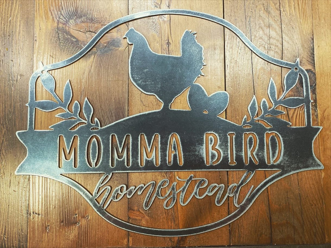 Chicken coop sign