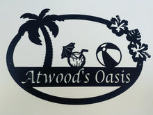 Load image into Gallery viewer, Tropical welcome sign
